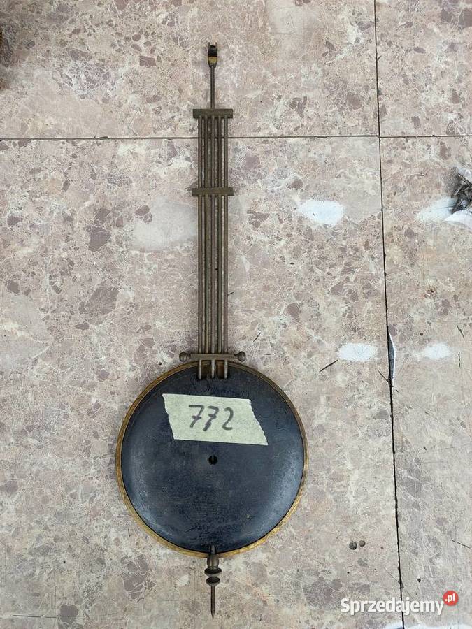772 Wahadło rusztowe zegara ściennego Kienzle Tczew