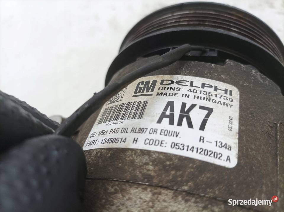 SPRĘŻARKA KLIMATYZACJI 13450514 20 CDTI Opel świętokrzyskie sprzedam