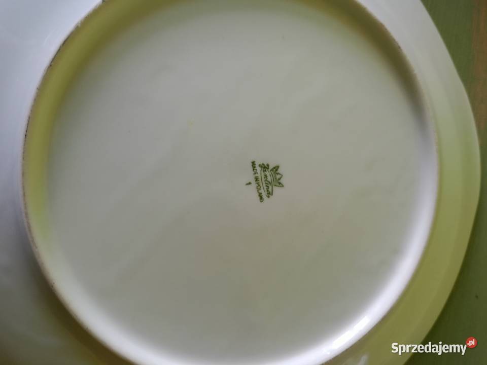 Porcelana Włocławek Komplet deserowy dzbanek do Łódź