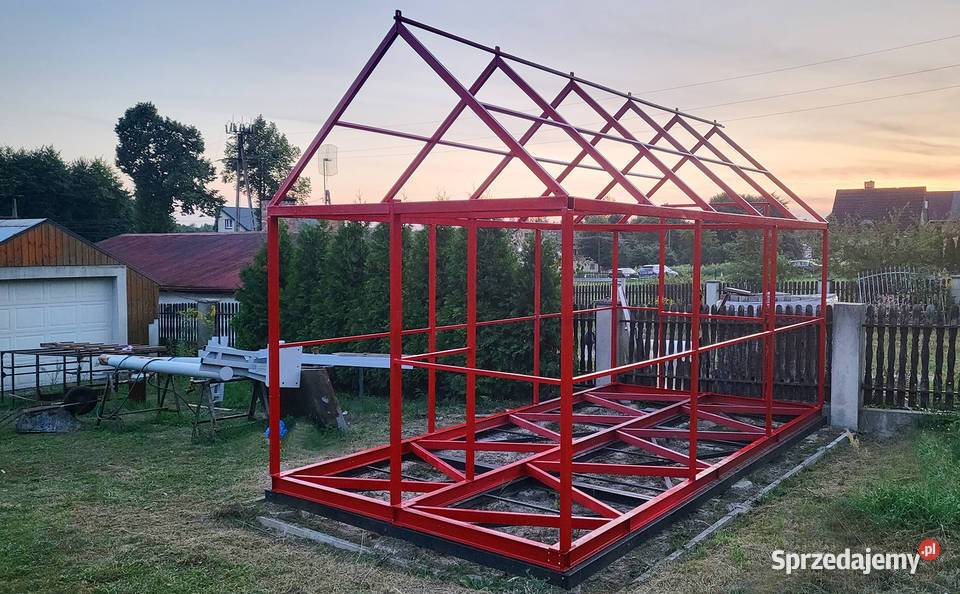 Konstrukcja stalowa domek kontenerowy biuro małopolskie Trzebinia