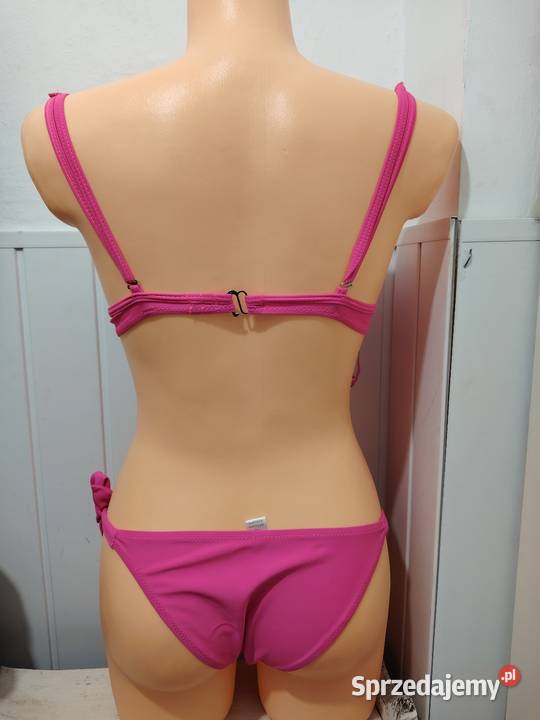 Neonowe Bikini BOHO z Frędzlami Soczysty Róż Hajnówka