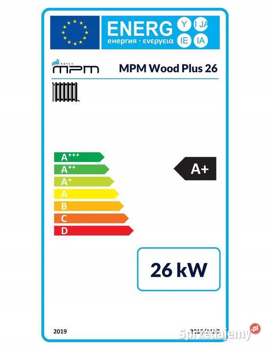 Kocioł MPM Wood Plus 26 kW kujawsko-pomorskie Golub-Dobrzyń