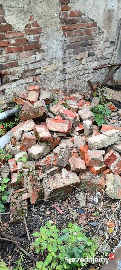 Cegły różne pozostałości cegieł połówki lubuskie Zielona Góra