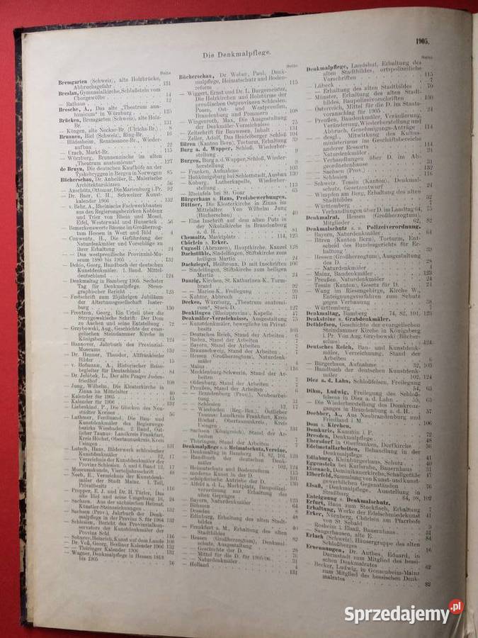 2878 Die Denkmalpflege Ochrona Zabytków Szczecin