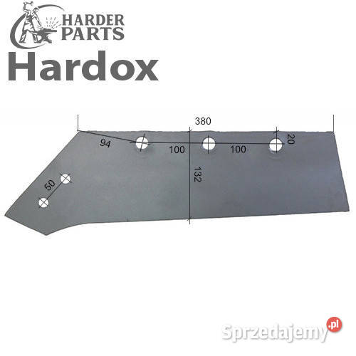 Lemiesz 14 HARDOX 601401L części do pługa VOGEL nieuszkodzony Suwałki