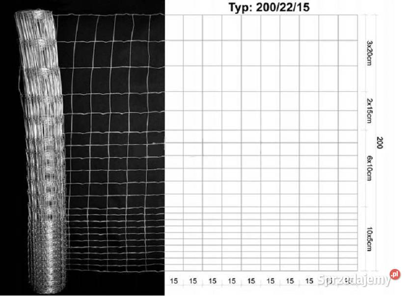 SIATKA OGRODZENIOWA LEŚNA 2002215 L Leżajsk