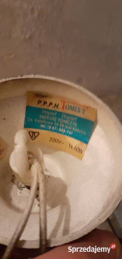 Żyrandol stary melalowo szklany z lat 80 tych Katowice