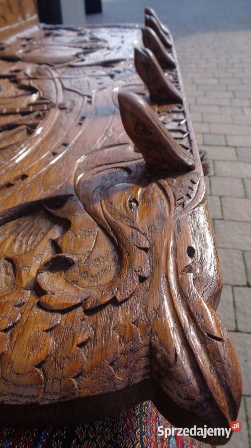 wieszak rzeźbiony motyw marynistyczny statki kujawsko-pomorskie Strzelno