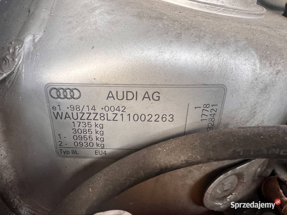 Audi a3 8l 18T nieuszkodzony A3 opolskie Praszka