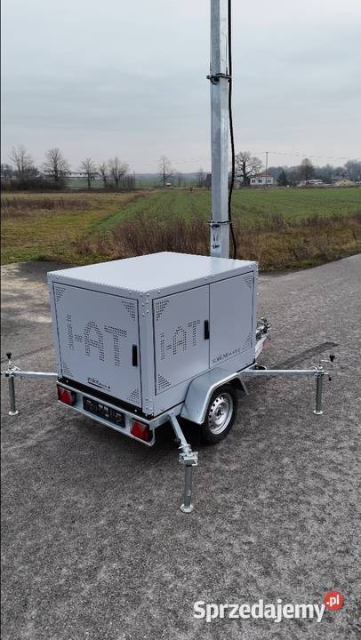 Mobilna przyczepa Oświetleniowa Maszt pełny VAT Piotrków Trybunalski