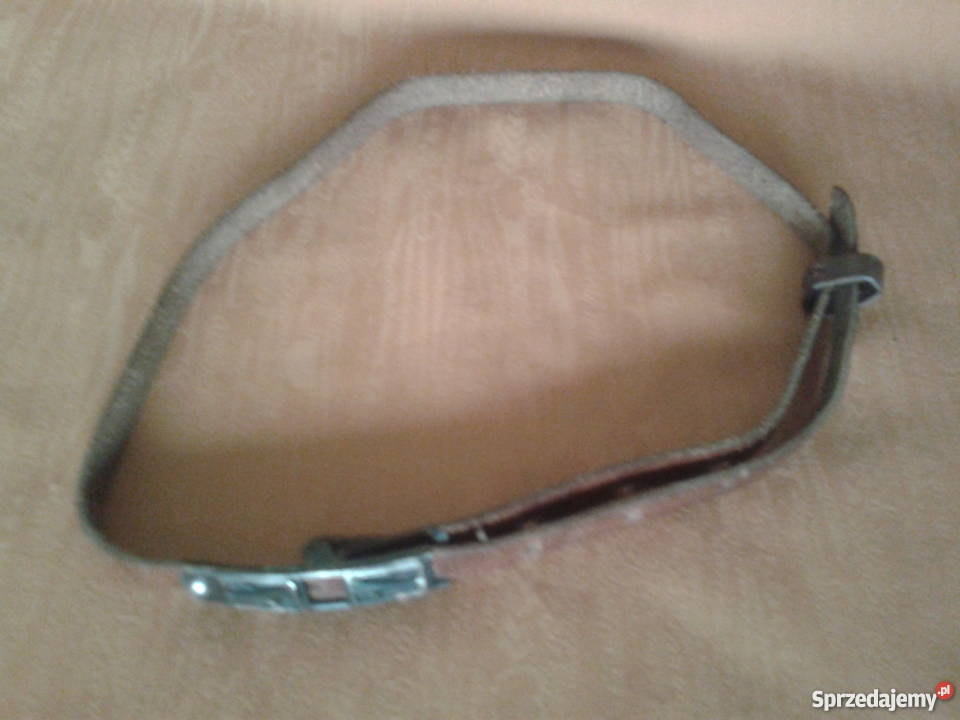 Wąski pasek damski ze skóry licowej Łódź