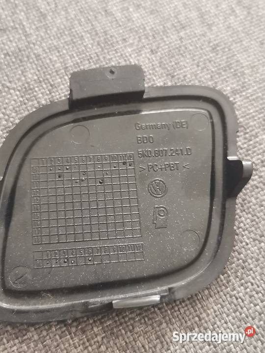 VW GOLF VI 0913 ZAŚLEPKA HAKA PRZÓD 5K0807241D osobowe Karoseria Międzychód