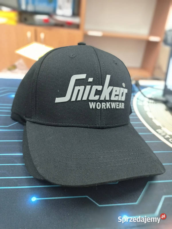 Czapka z daszkiem Snickers czarna Dla mężczyzn Maków Podhalański