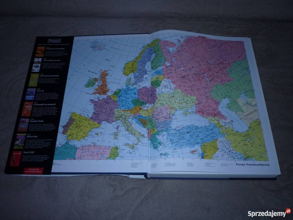 Wielki ilustrowany ATLAS ŚWIATA PASCAL geografia Gdynia