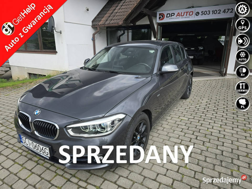 BMW 118 Polski salon automat F20F21 2011 elektrochrom. lusterko wst. śląskie Ustroń