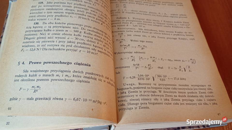 Zadania z fizyki SU Gonczarenko 1973 Gdańsk sprzedam