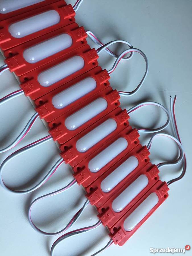 Oświetlenie LED moduł 25W 12V czerwony NOWOŚĆ Pomiechówek sprzedam