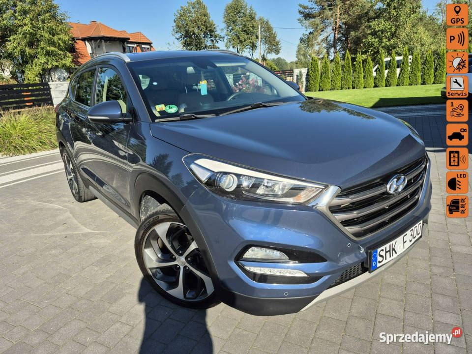 Hyundai Tucson kamera skóra navi 16 turbo kamera cofania Drelów sprzedam