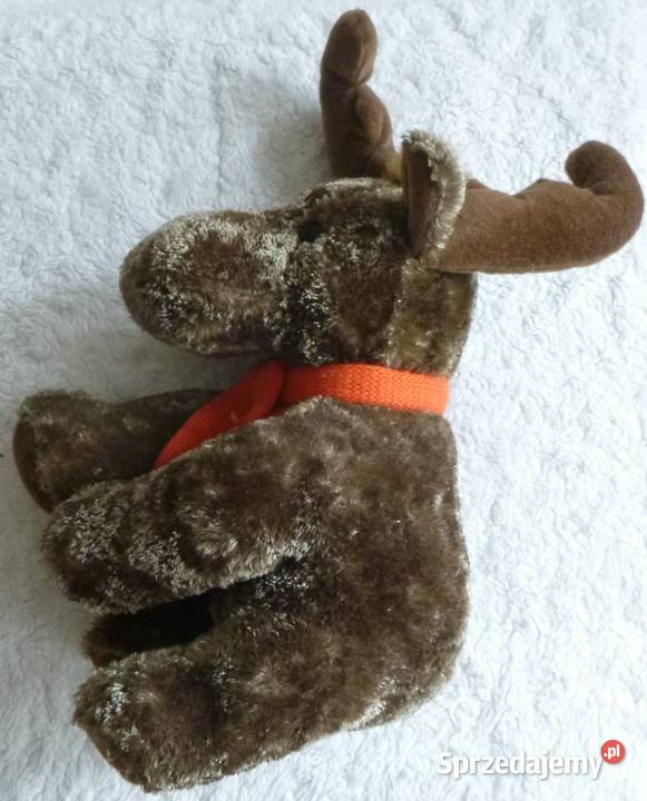 Pluszak łoś w szaliczku Maskotki