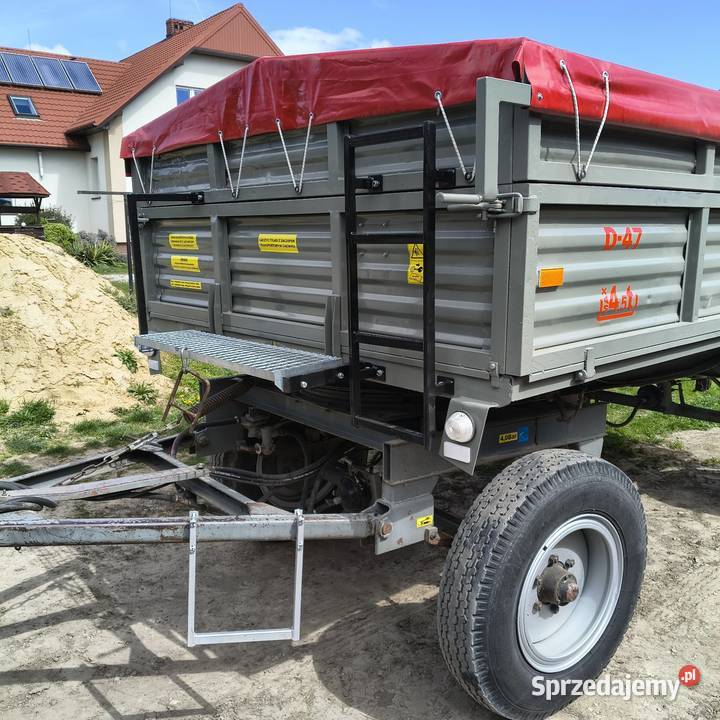 Autosan D47A przyczepa rolnicza nieuszkodzony Krzczonów-Folwark