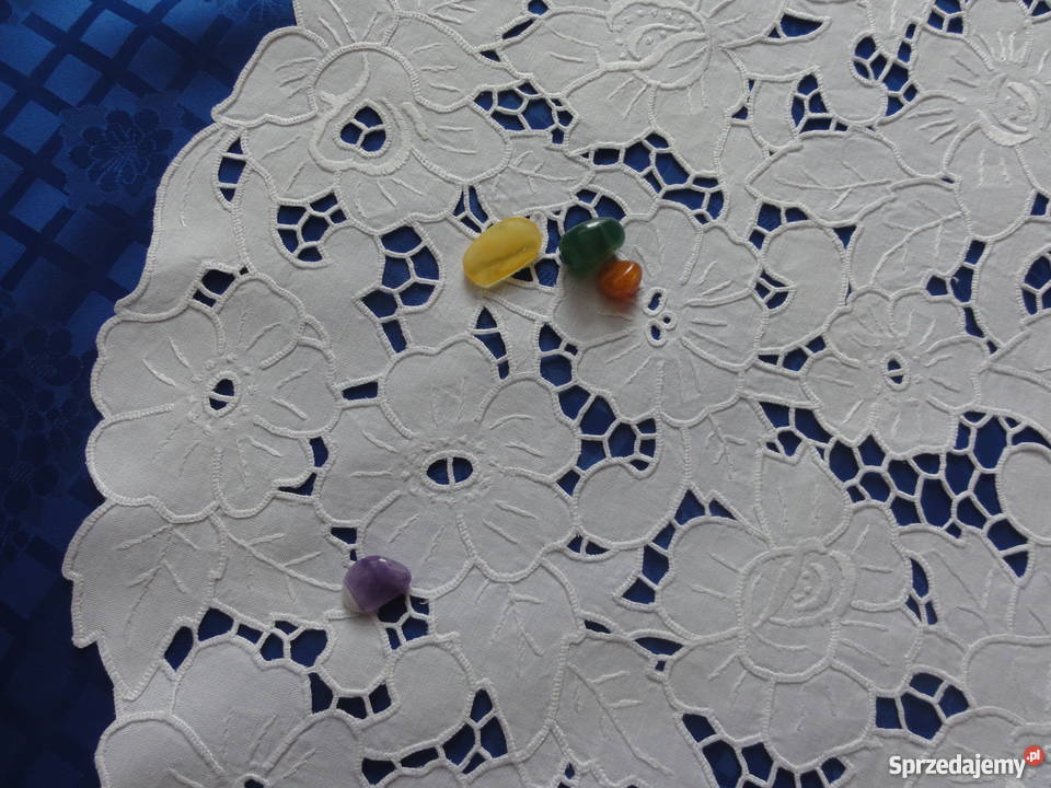 Serweta serwetka bieżnik bogato haftowany Bukiet lubelskie sprzedam