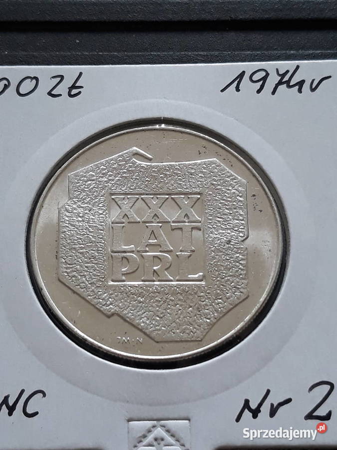 XXX lat PRLu 1974 r 2 mennicze Konin sprzedam