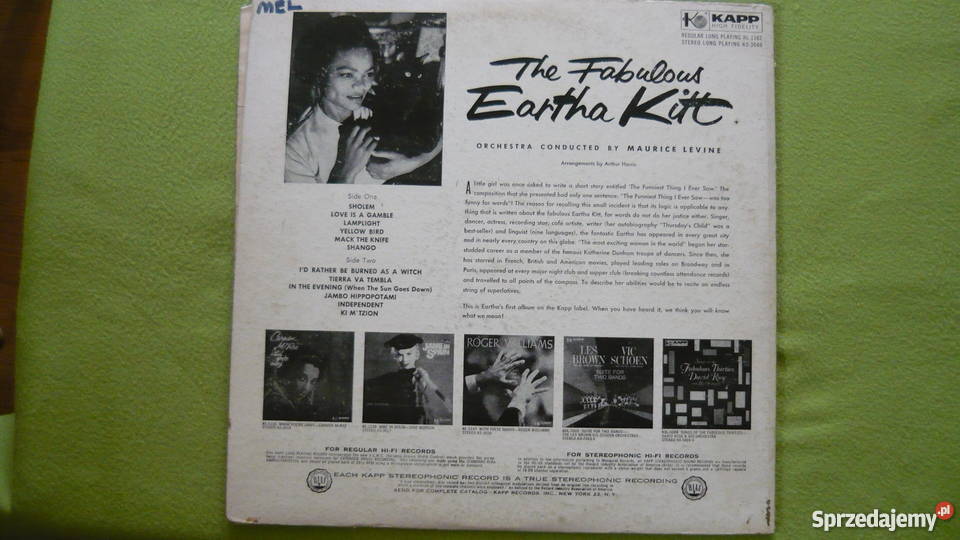 Płyta The Fabulous Eartha Kitt Myszków sprzedam
