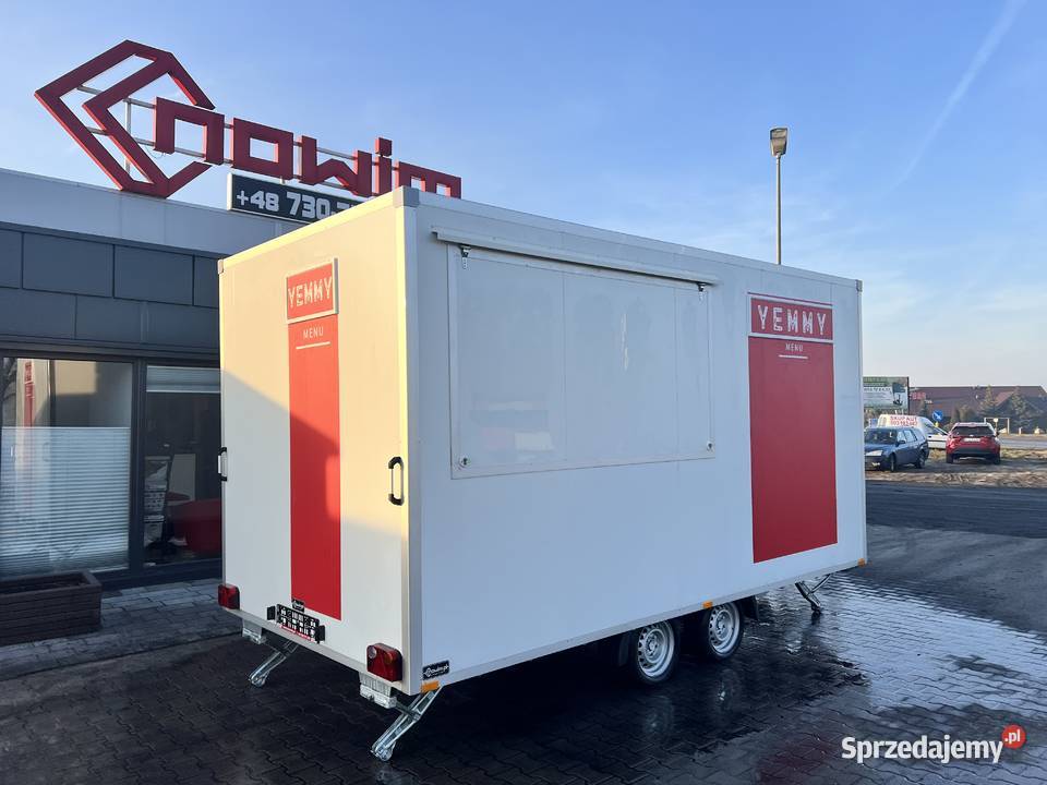 Przyczepa gastronomiczna kuchnia mobilna food Gastronomiczne Kotlin
