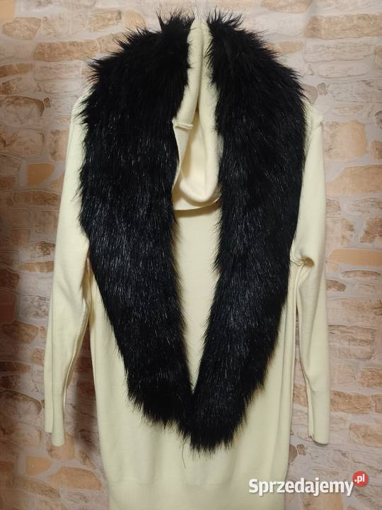 Ekskluzywny długi Futrzany kołnierz z Londynu małopolskie Kraków sprzedam