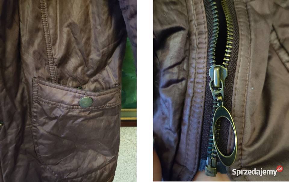 kurtka płaszcz zimowy z kapturem lekka Kielce