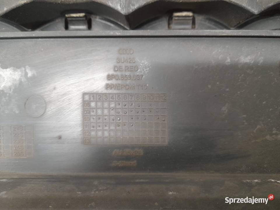 AUDI A3 LIFT 0811r ATRAPA GRILL 8P0853037 Atrapy zachodniopomorskie Goleniów sprzedam