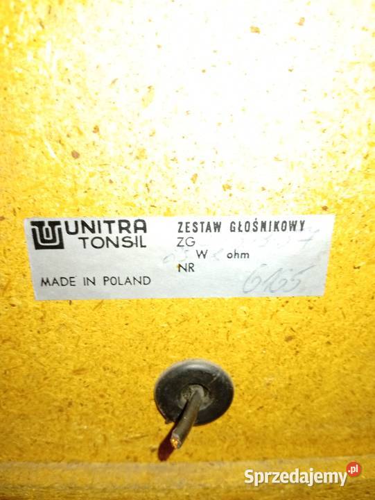 Zestaw głośnikowy unitra tonsil Audio Siemianowice Śląskie