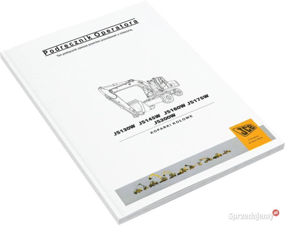 Instrukcja obsługi DTR JCB 53660 katalog napraw Szamotuły