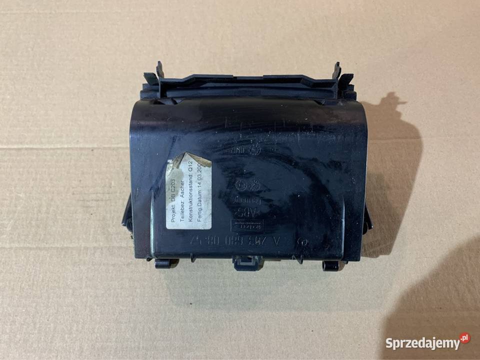 Popielniczka schowek mercedes c w203 A2036800852 Szczecin sprzedam