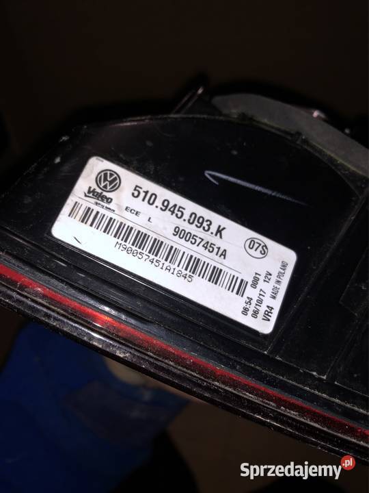 VW SPORTSVAN LAMPA LEWA W KLAPĘ 1417 510945093K Katowice