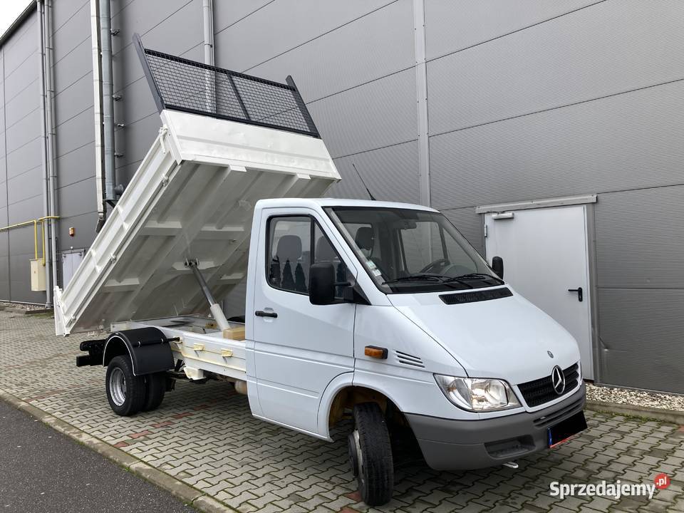 MERCEDES SPRINTER 411 22 CDI KIPPER WYWROTKA Napęd tylna oś wielkopolskie Piekarzew sprzedam