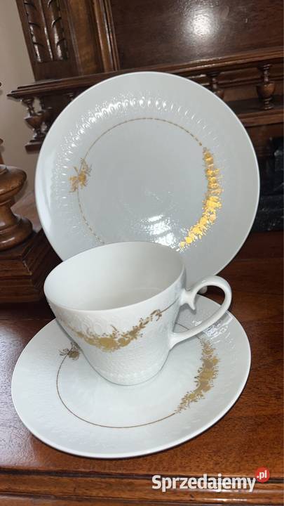 Filiżanka z talerzykiem Rosenthal Seria Romanze Gdańsk