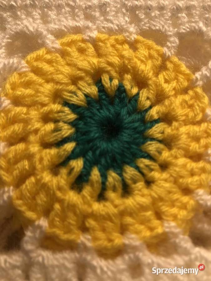 kwadrat babuni kwiaty poduszka narzuta95105 15 Poduszki dekoracyjne mazowieckie Zegrze sprzedam