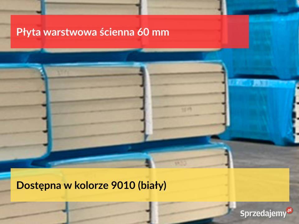 Płyta warstwowa 60mm ścienna Płyta obornicka z Puszczykowo