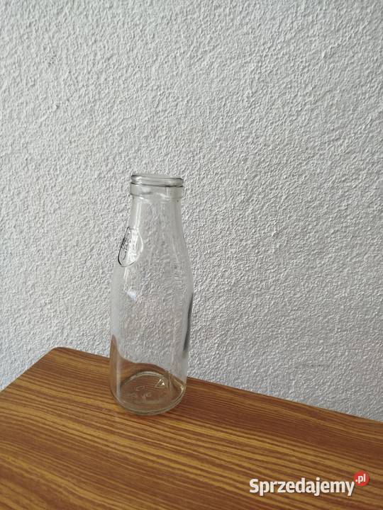 Butelka mleczną z PRL Opole