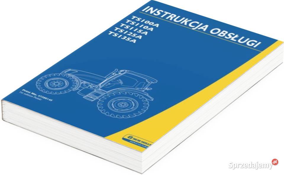 Instrukcja obsługi Holland kombajn TF42 TF44 Pozostałe wielkopolskie Szamotuły