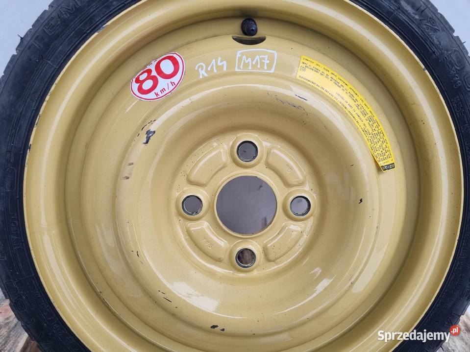 KOŁO DOJAZDOWE Daihatsu Sirion dojazdówka 11570 Motoryzacja lubelskie Chełm sprzedam