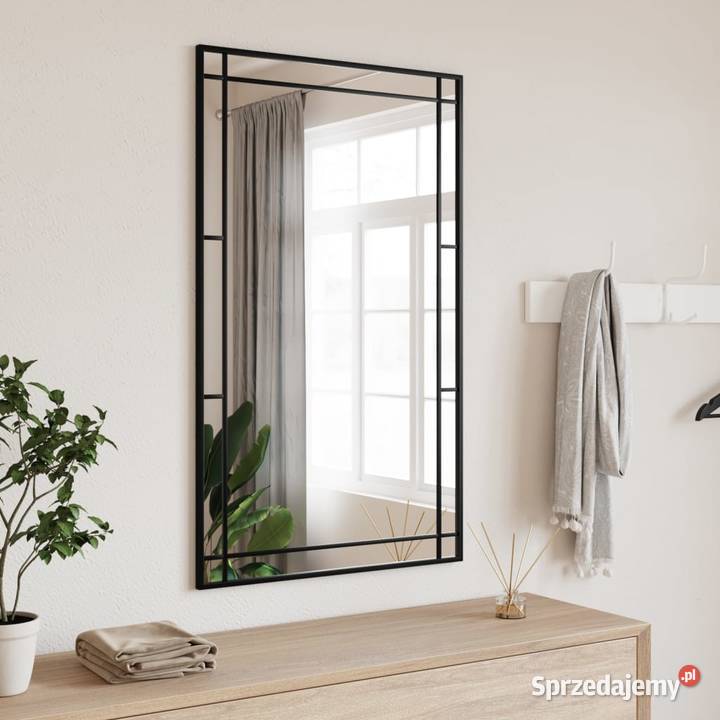 vidaXL Lustro ścienne czarne 60x100 SKU358631 Warszawa