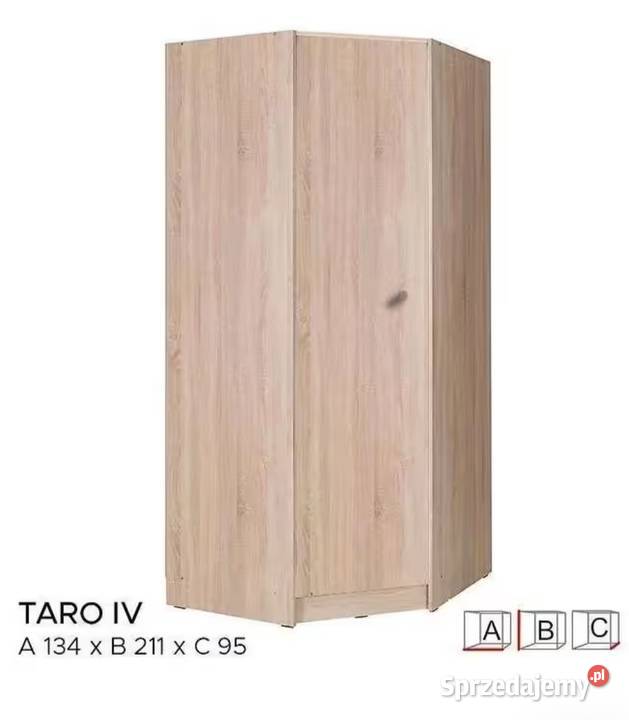 Nowa szafa Taro IV 95 Dąb sonoma Szafy i garderoby Kraków