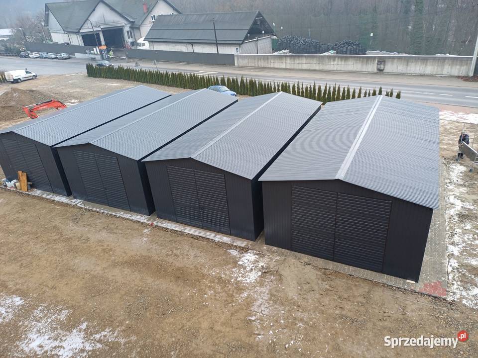 GRAFITOWY Garaż Blaszany Garaże Blaszane Magazyn Kamienna Góra