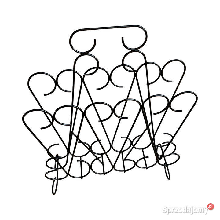 Ażurowy gazetnik z metaloplastyki Belgia lata 70 Antyki mazowieckie Warszawa sprzedam