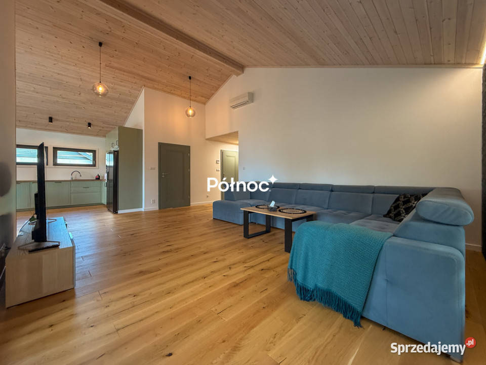 Skandynawski piękny dom wśród drzew Staw sprzedam