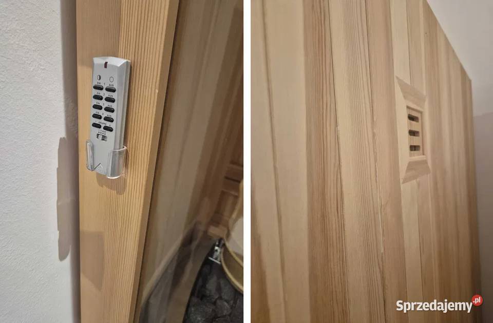 Sauna Fińska sucha przeszklona szklana piec 6kv