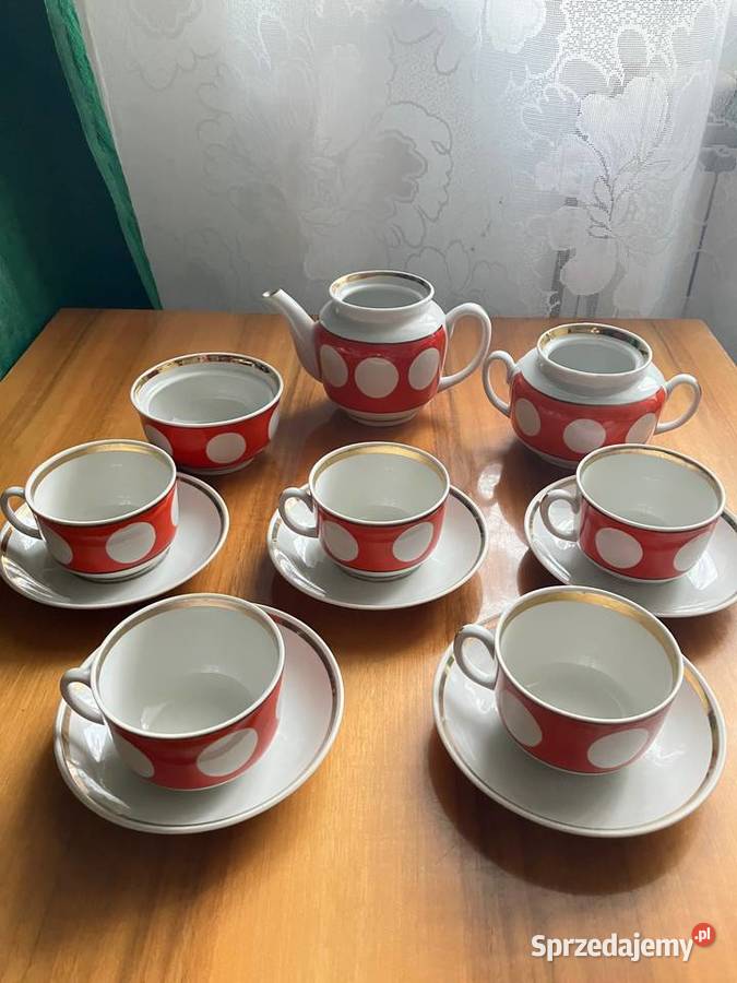 Serwis kawowy herbata porcelana ZSRR PRL retro Antyki, Sztuka, Kolekcje podkarpackie Nisko