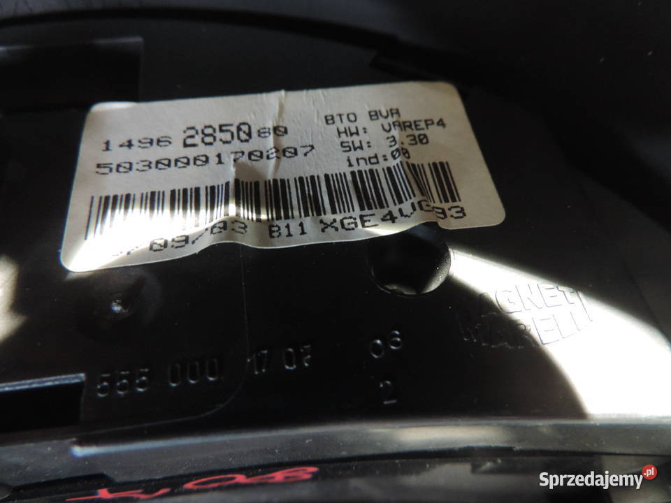 WYŚWIETLACZ CTROEN C8 PEUGEOT 807 Nowy Sącz